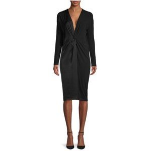 BCBGMAXAZRIA Twist-Front Knit NEW Dress